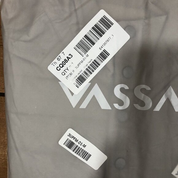 NEW Vassa Madrone 1/2 Snap Button Pullover Quilted Mens Size Medium Hiking Beige - Picture 14 of 14